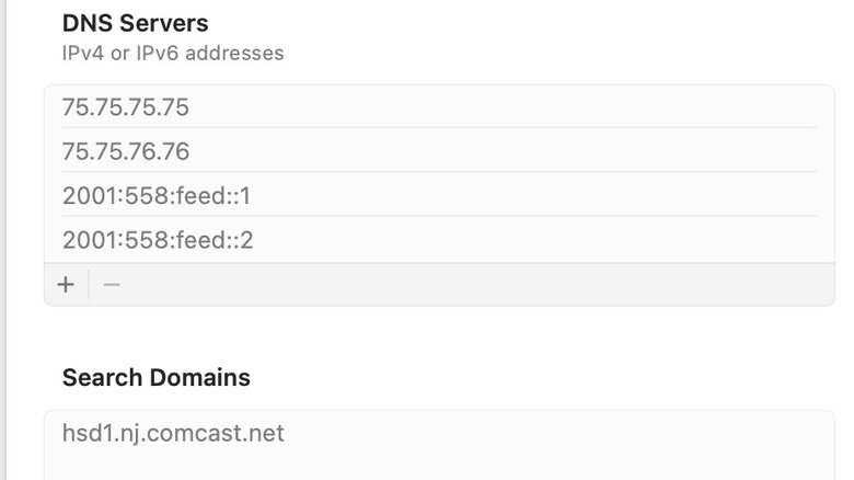 DNS settings Mac OS