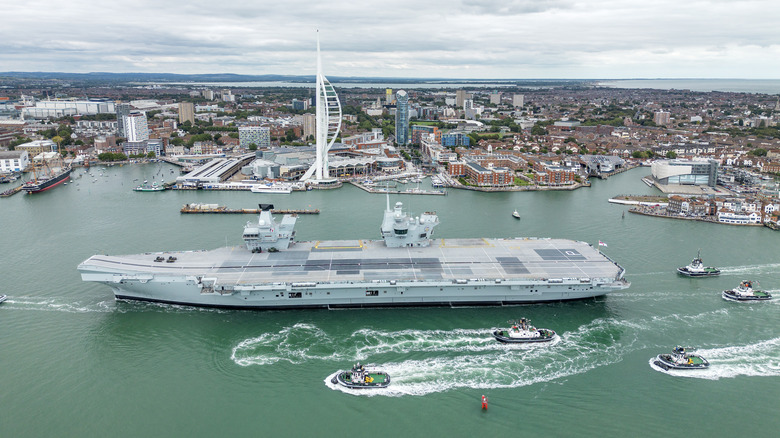 HMS Prince of Wales aircraft carrier