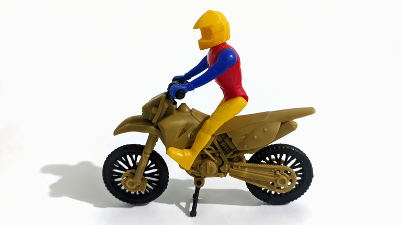 colorful dirt bike toy