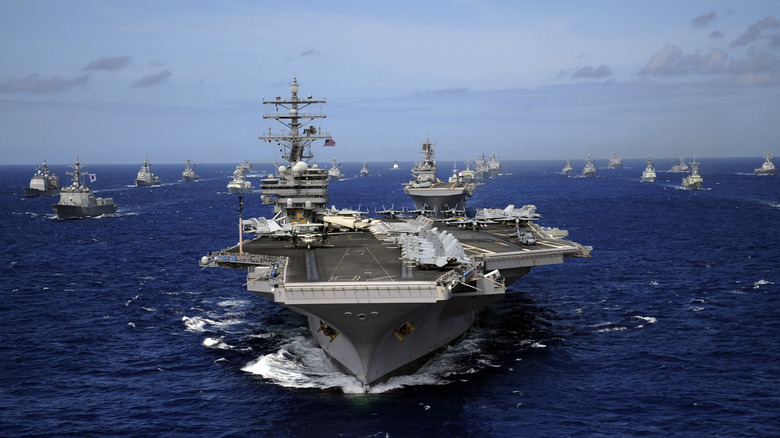 USS Nimitz and strike group