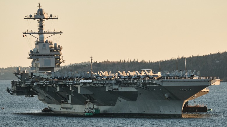 USS Gerald R. Ford at sea