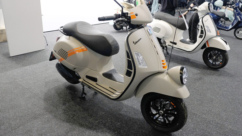 Vespa GTV 300 at auto event