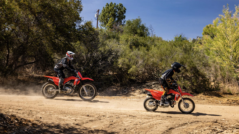 Riding the 2025 Honda CRF110F 