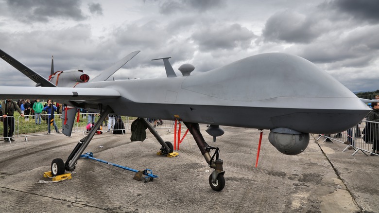 MQ-9 Reaper on the ground