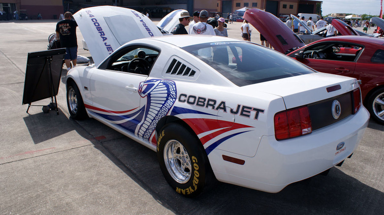 Picture of a 2008 Ford Mustang Cobra Jet.