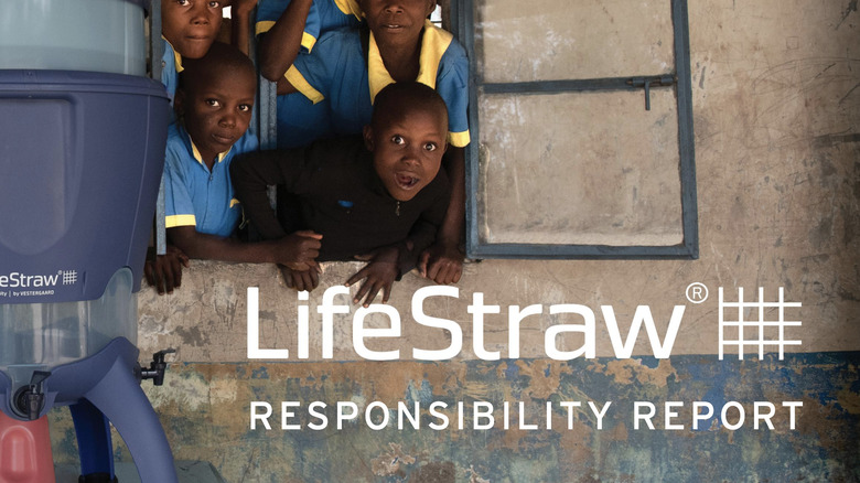 LifeStraw sustainability report cover