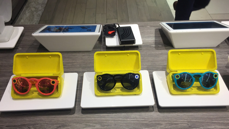 Snapchat's Snap Inc. spectacles are on sale at Macy's in Manhattan