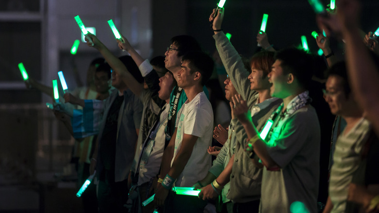 audience at Hatsune Miku concert