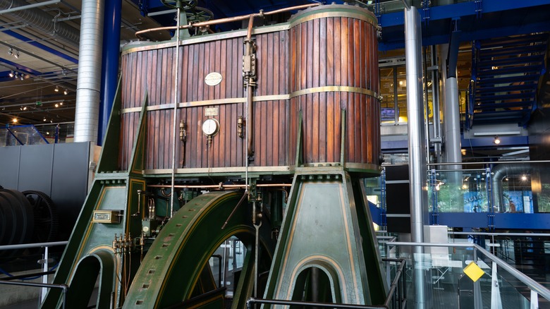 Steam engine invented by James Watt