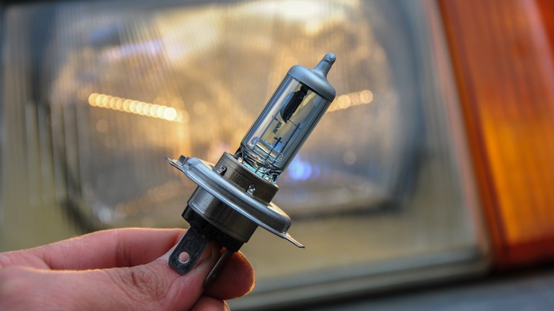 Halogen headlight bulb