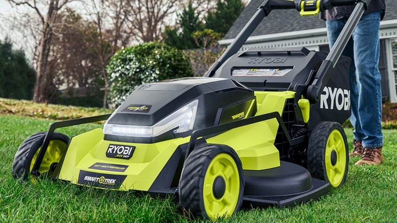 Ryobi 80V walk behind lawn mower