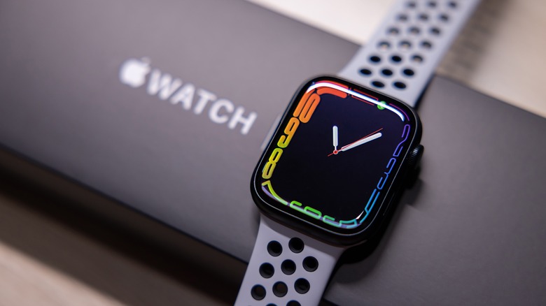 Apple watch and box