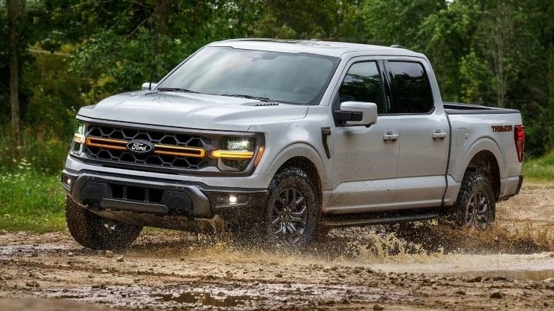 2024 Ford F-150 in the dirt