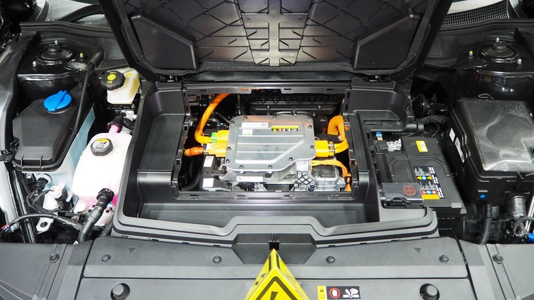 Kia EV6 under hood