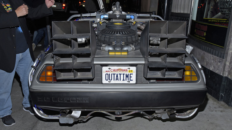 "Back To The Future" DeLorean at the Hollywood Museum's