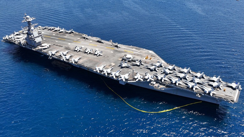 USS Gerald R. Ford at sea