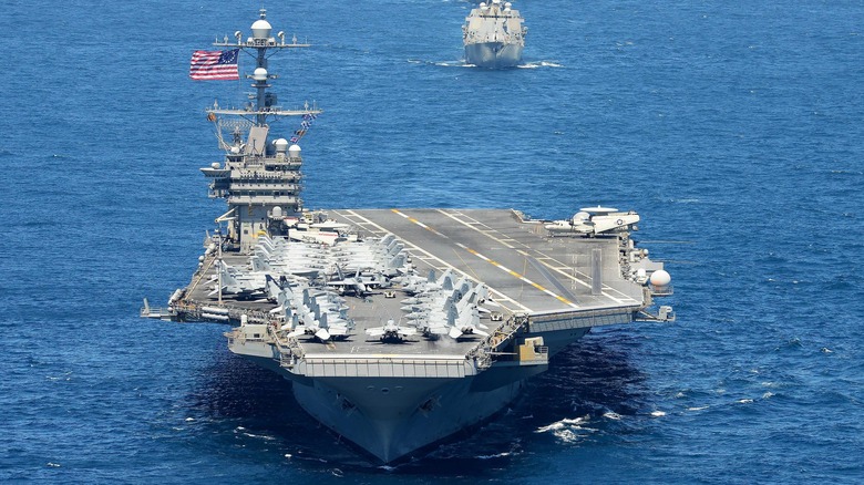 USS George Washington underway