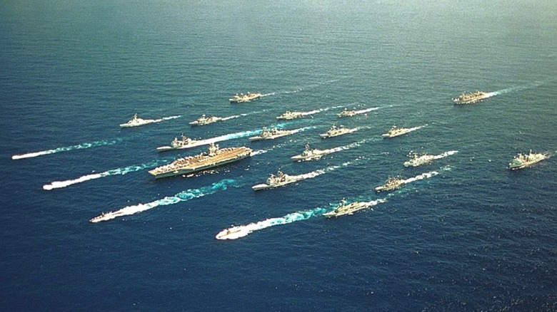 USS Abraham Lincoln carrier battlegroup