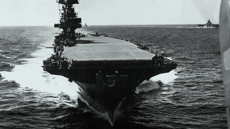 USS Enterprise underway at sea