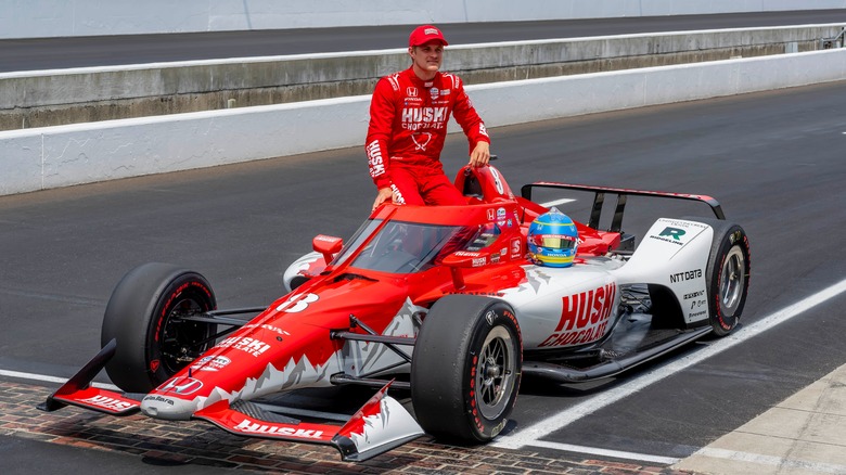 Marcus Ericsson after winning 2022 Indy 500 championship