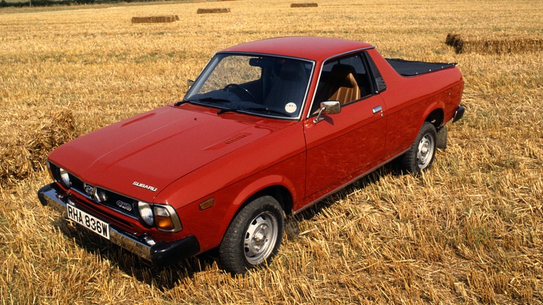 Subaru BRAT red driver side