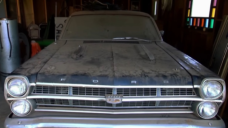 Front view of Ford Fairlane from American Pickers