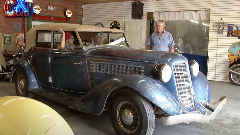 Mike Wolfe driving Auburn 653 Phaeton