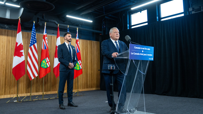 Ontario Premier Doug Ford announces tariff