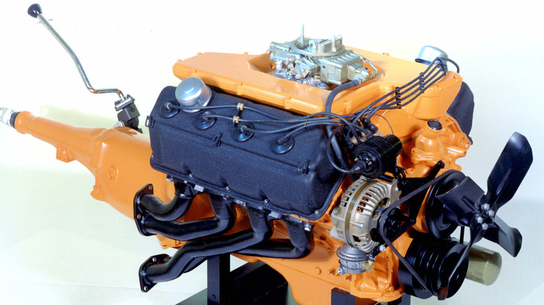 426 street HEMI engine with manual transmission