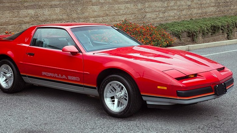 Red 1988 Pontiac Firebird Trans Am GTA