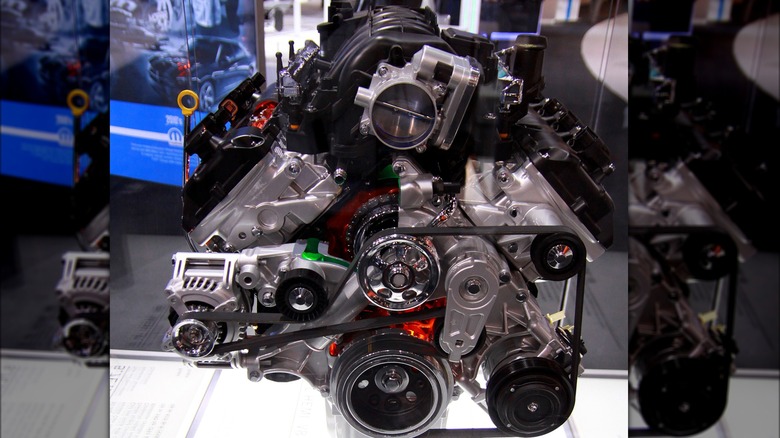 5.7 HEMI engine front