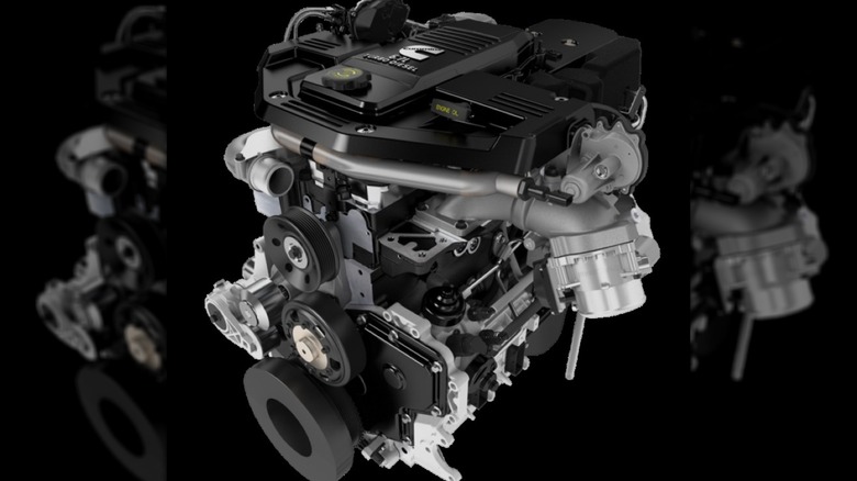 A 6.7-liter Cummins diesel engine.