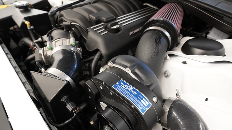 6.4L HEMI ProCharger attached to engine