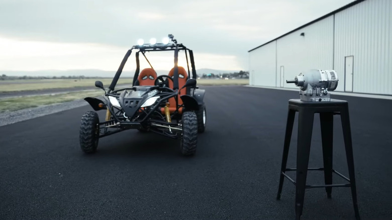 Avadi Engine displayed next to ATV