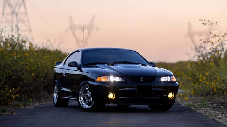 Black 2003 Mustang SVT Cobra