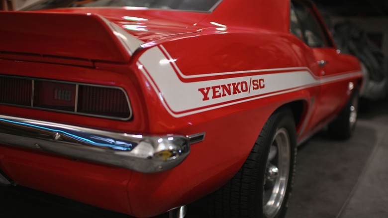 Rear 3/4 view of 1969 Yenko Camaro