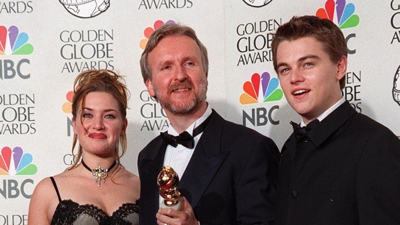 James Cameron, Leonardo DiCaprio, Kate Winslet