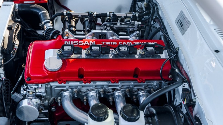 Modified Nissan SR20 engine