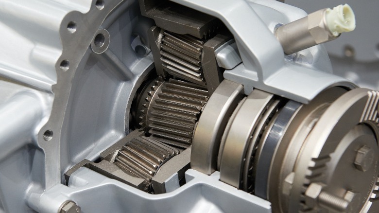 Cross-section of a differential