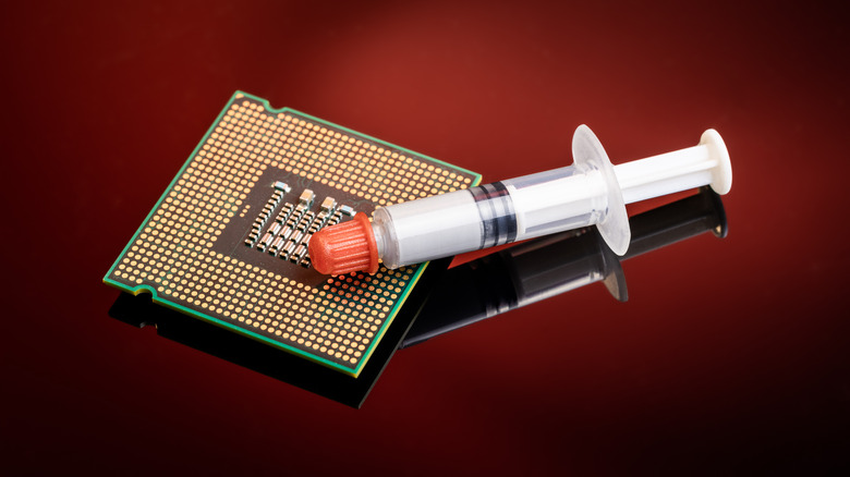 thermal paste syringe