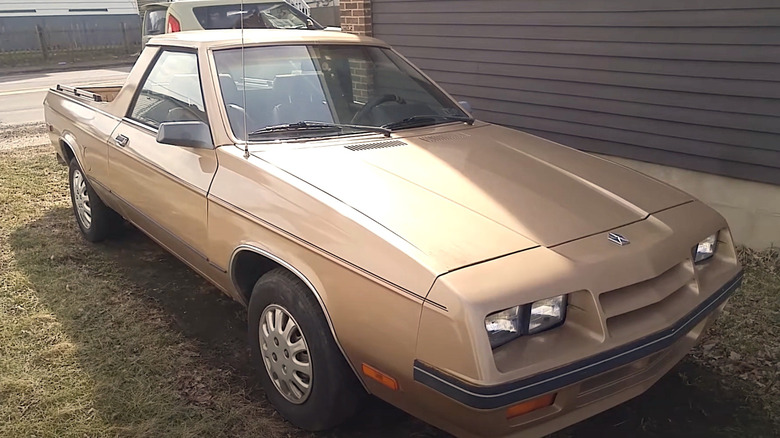 Dodge Rampage parked in a driveway