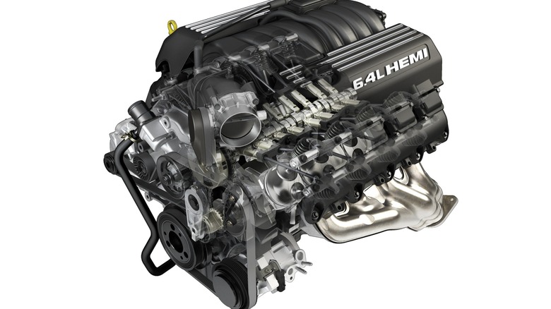 6.4L HEMI engine cut away view