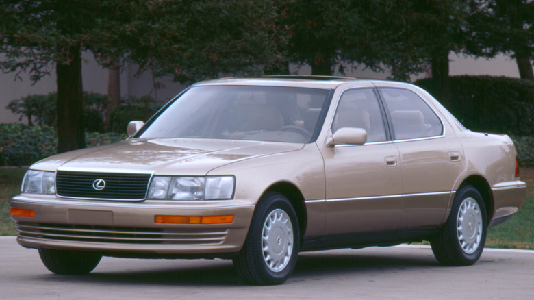 1990 Lexus LS400 parked front quarter