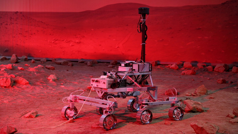 Rosalind Franklin rover demonstration