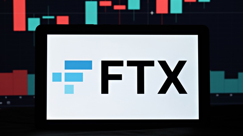 ftx phone graph display cryptocurrency
