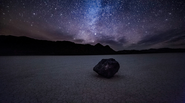 Racetrack Playa at night