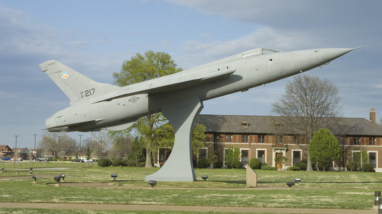 F-105 Thunderchief statue