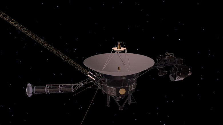 Voyager's high-gain antenna