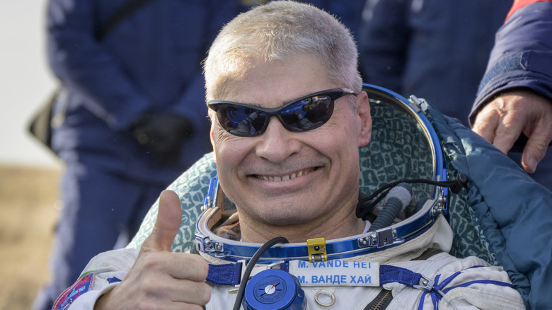 Astronaut Mark Vande Hei smiling