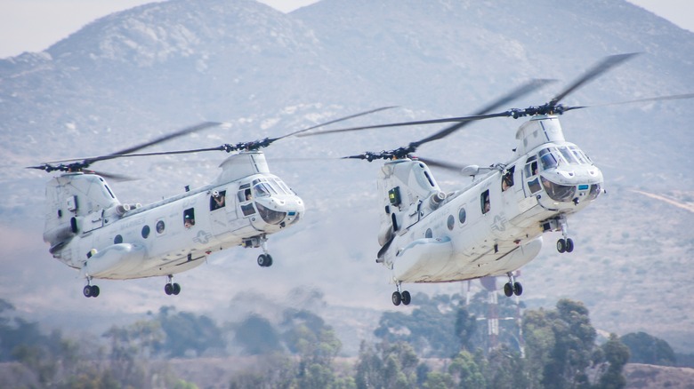 Boeing CH-46 Helicopters